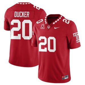 Mens Youths  Kids Jay Ducker Red Vapor Stitched Jersey